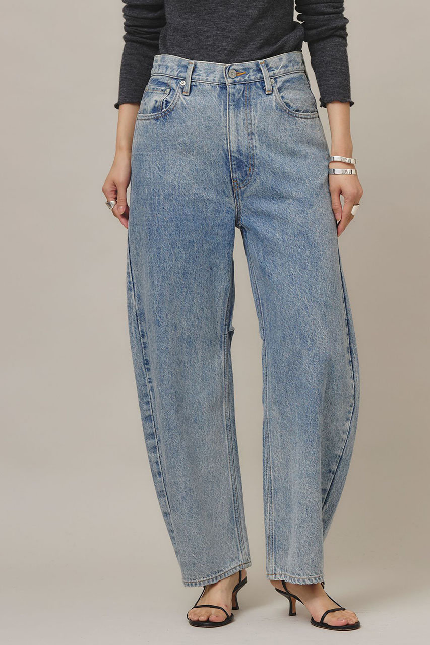 Curensology(カレンソロジー)｜〈&RC〉カーヴィーデニムパンツ/ブルー