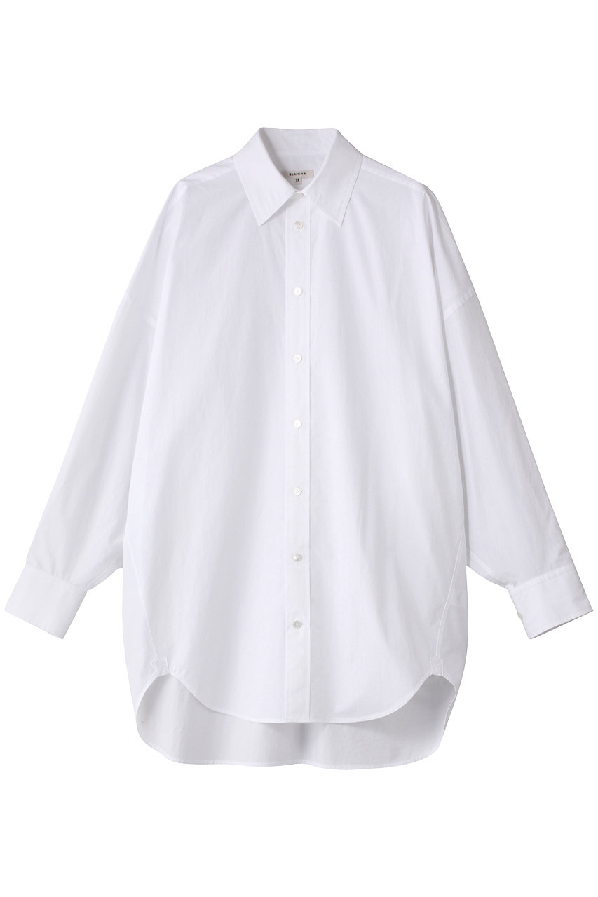 BLAMINK(ブラミンク)｜コットンレギュラーカラーシャツ/ホワイト の