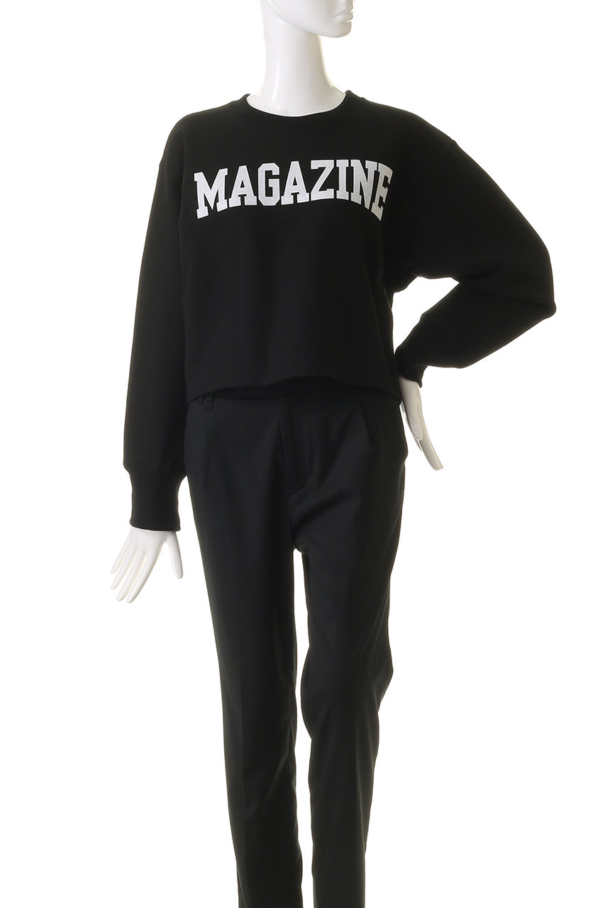 THIRD MAGAZINE(サードマガジン)｜ロゴボクシースウェット/杢グレー の