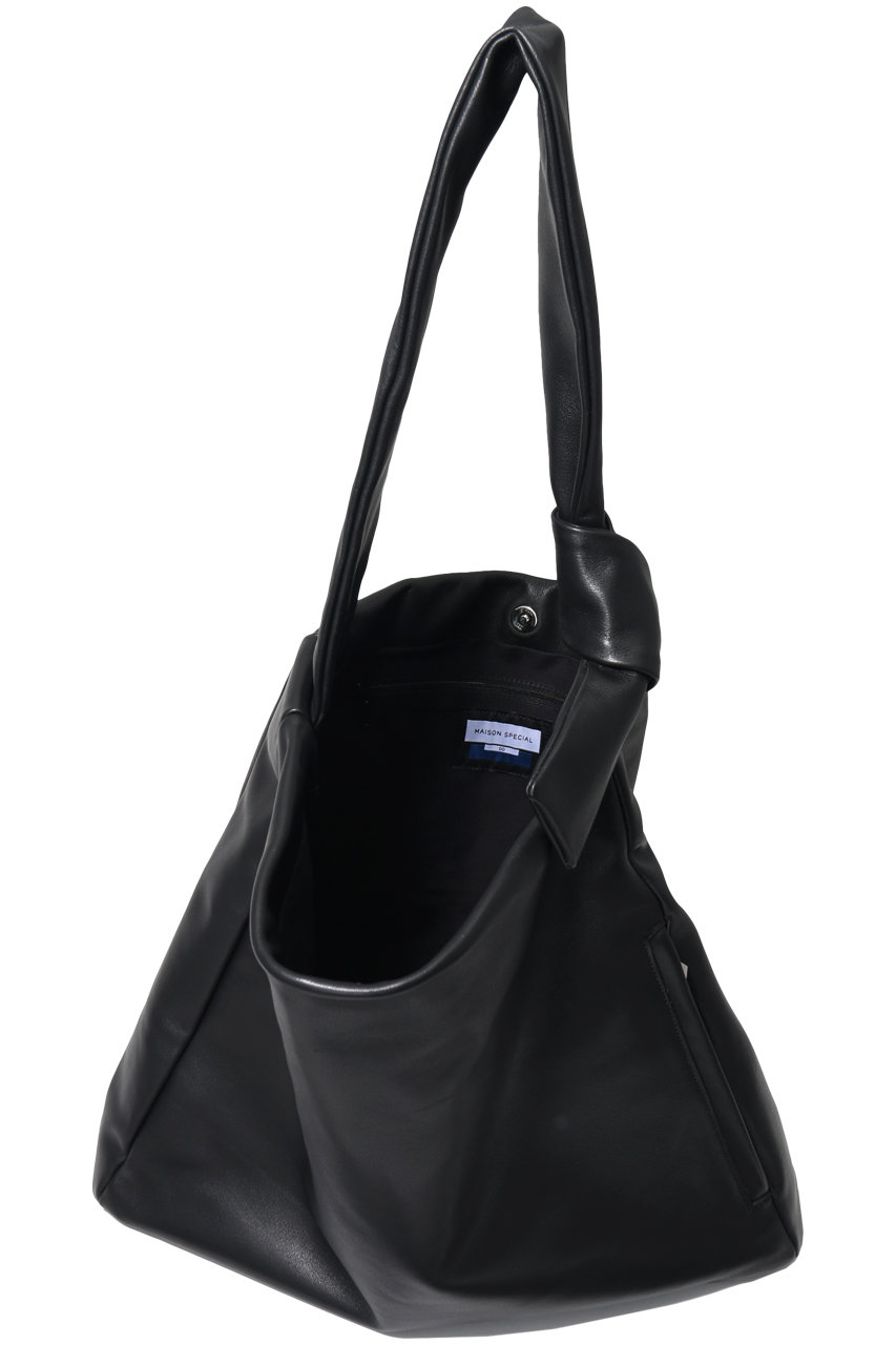 MAISON SPECIAL(メゾンスペシャル)｜レザーショルダーバッグ/BLK