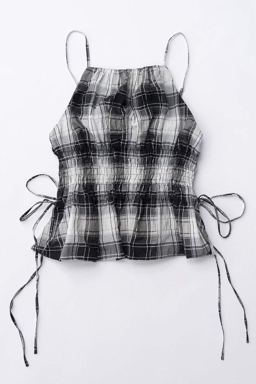 MAISON SPECIAL(メゾンスペシャル)｜Checked Shirring Bustier