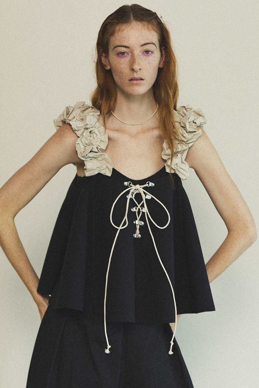 MAISON SPECIAL(メゾンスペシャル)｜Flower Strap 2way Tops/フラワー