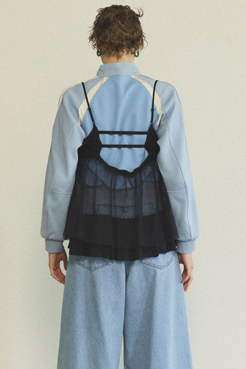 MAISON SPECIAL(メゾンスペシャル)｜See-through Tulle Tunic