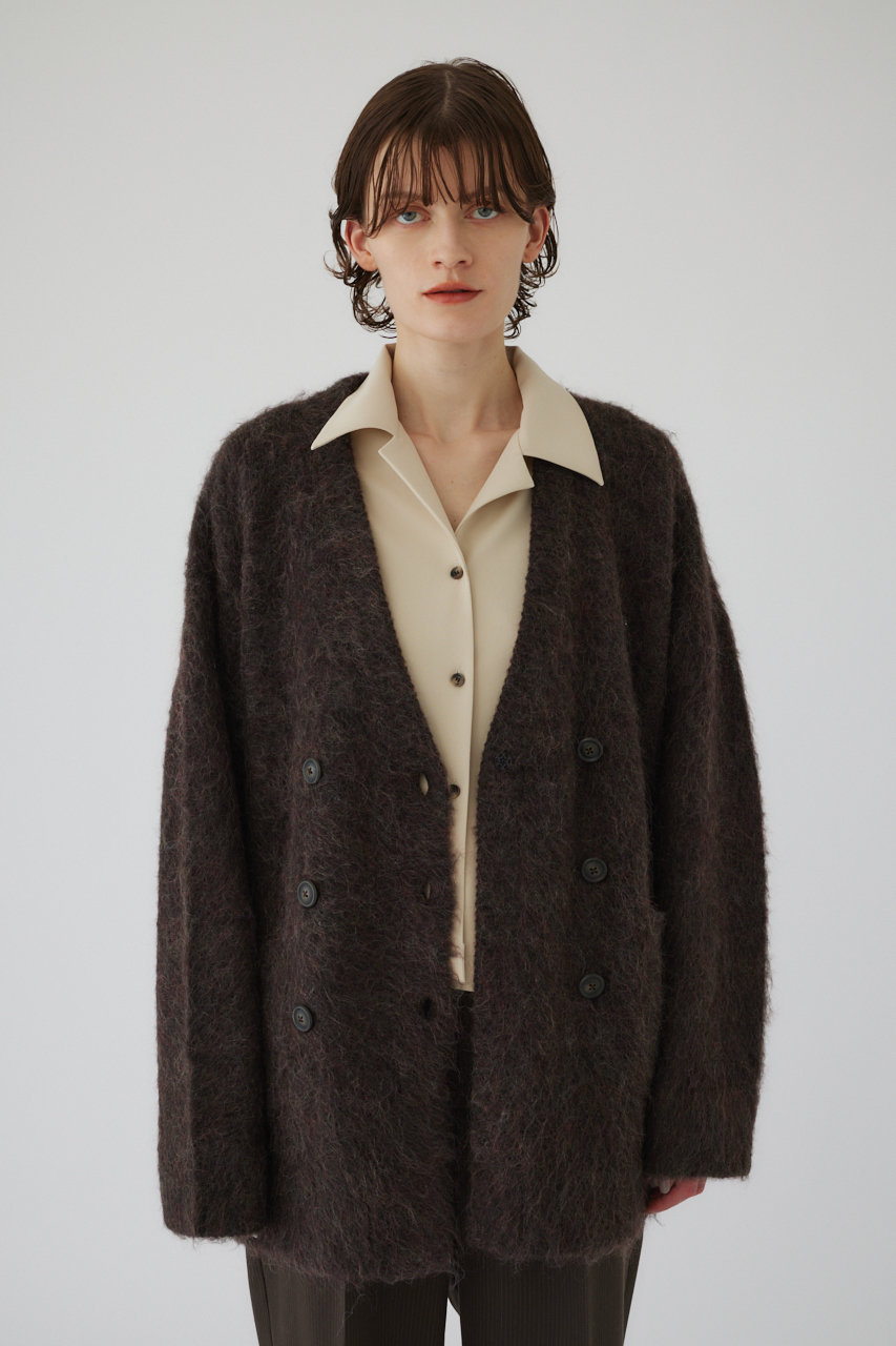 RIM.ARK(リムアーク)｜Double breasted knit C/D/カーディガン