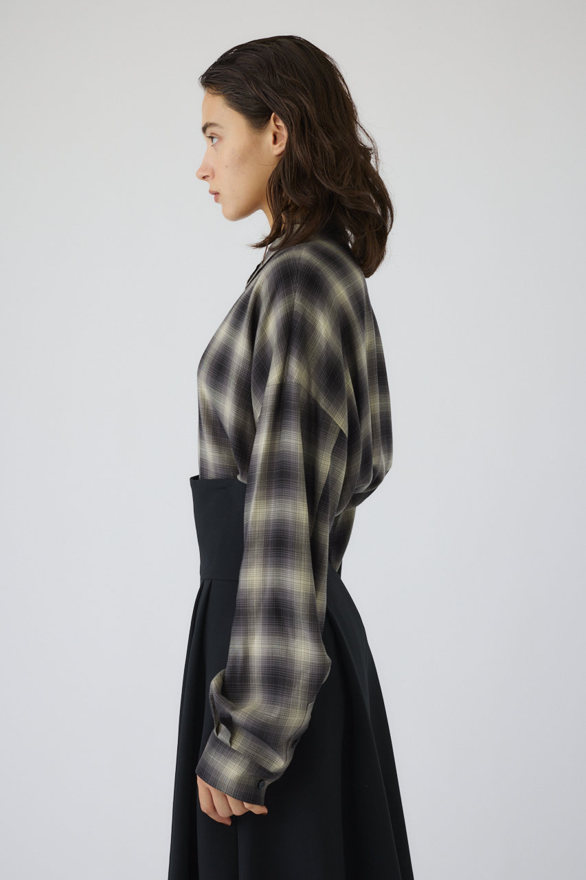 RIM.ARK(リムアーク)｜Check pattern SH/シャツ/グレー の通販