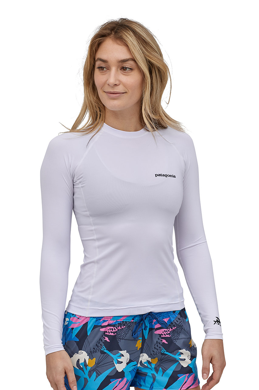patagonia(パタゴニア)｜ウィメンズロングスリーブR0 トップ/WHI の