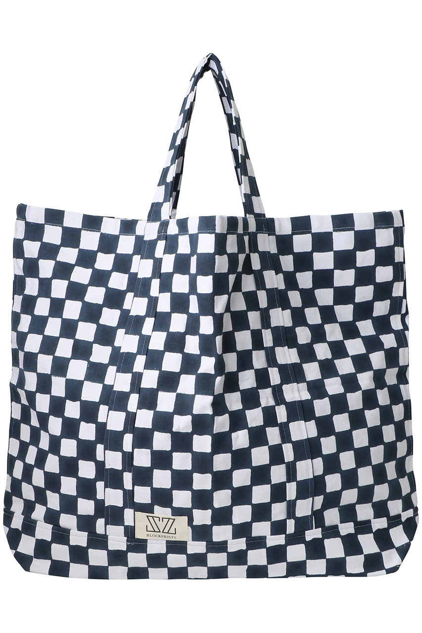 SZ BLOCKPRINTS(エスゼット ブロックプリント)｜OVERSIZE TOTE CHECK