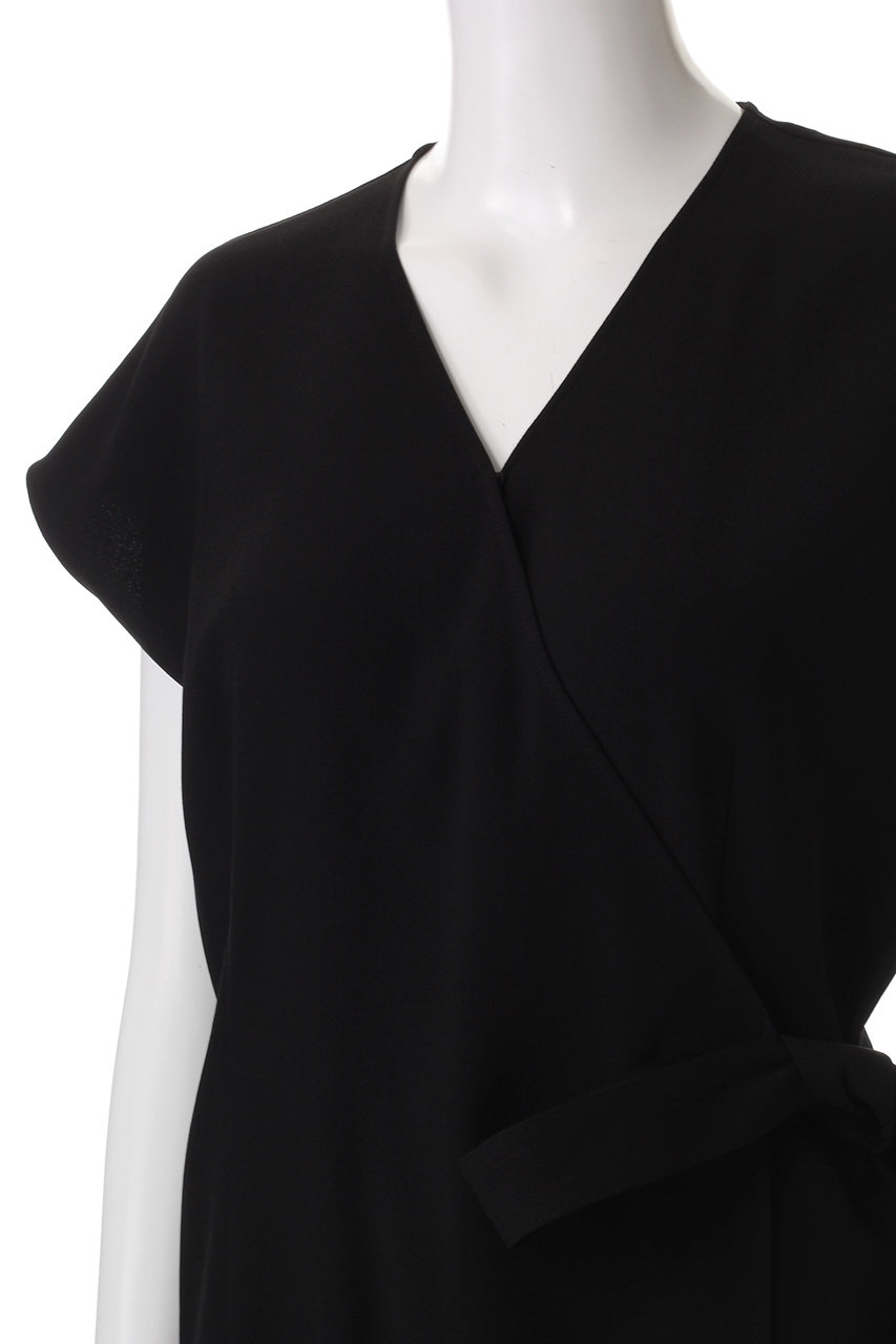 BEIGE，(ベイジ，)｜CINDY（シンディ）/ラップワンピース/Black×Black