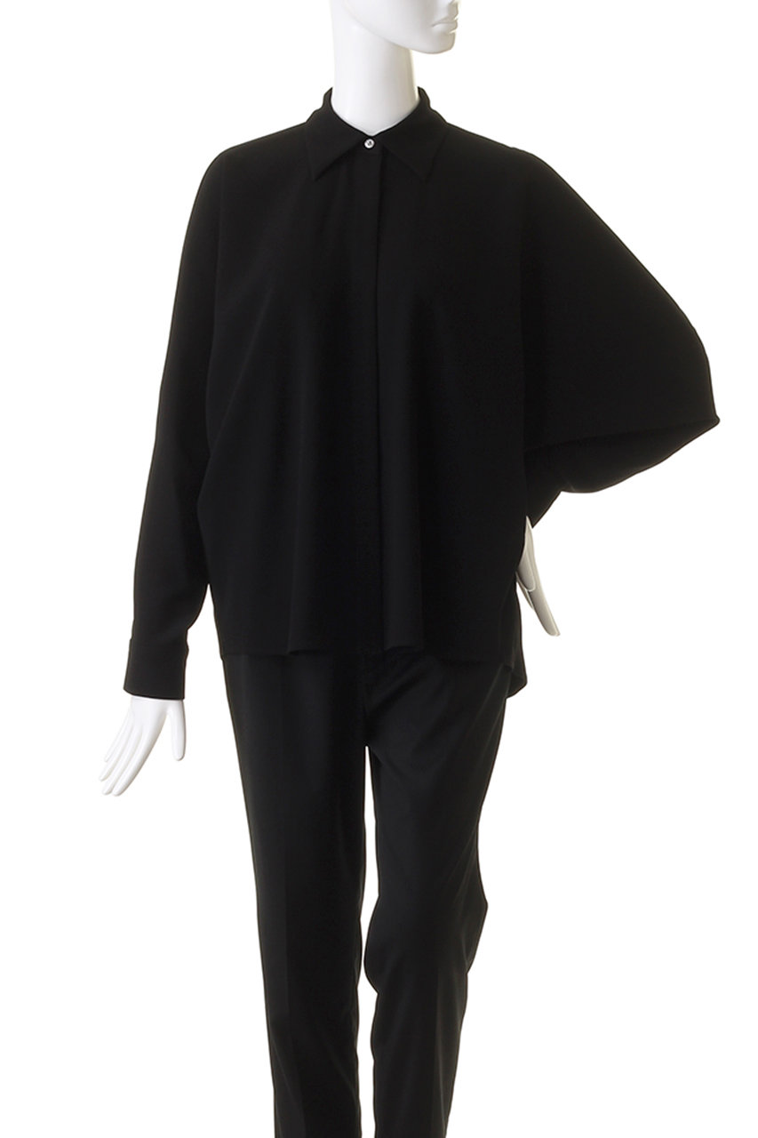 Col Pierrot(コル ピエロ)｜ドルマンスリーブシャツ/ブラック の通販