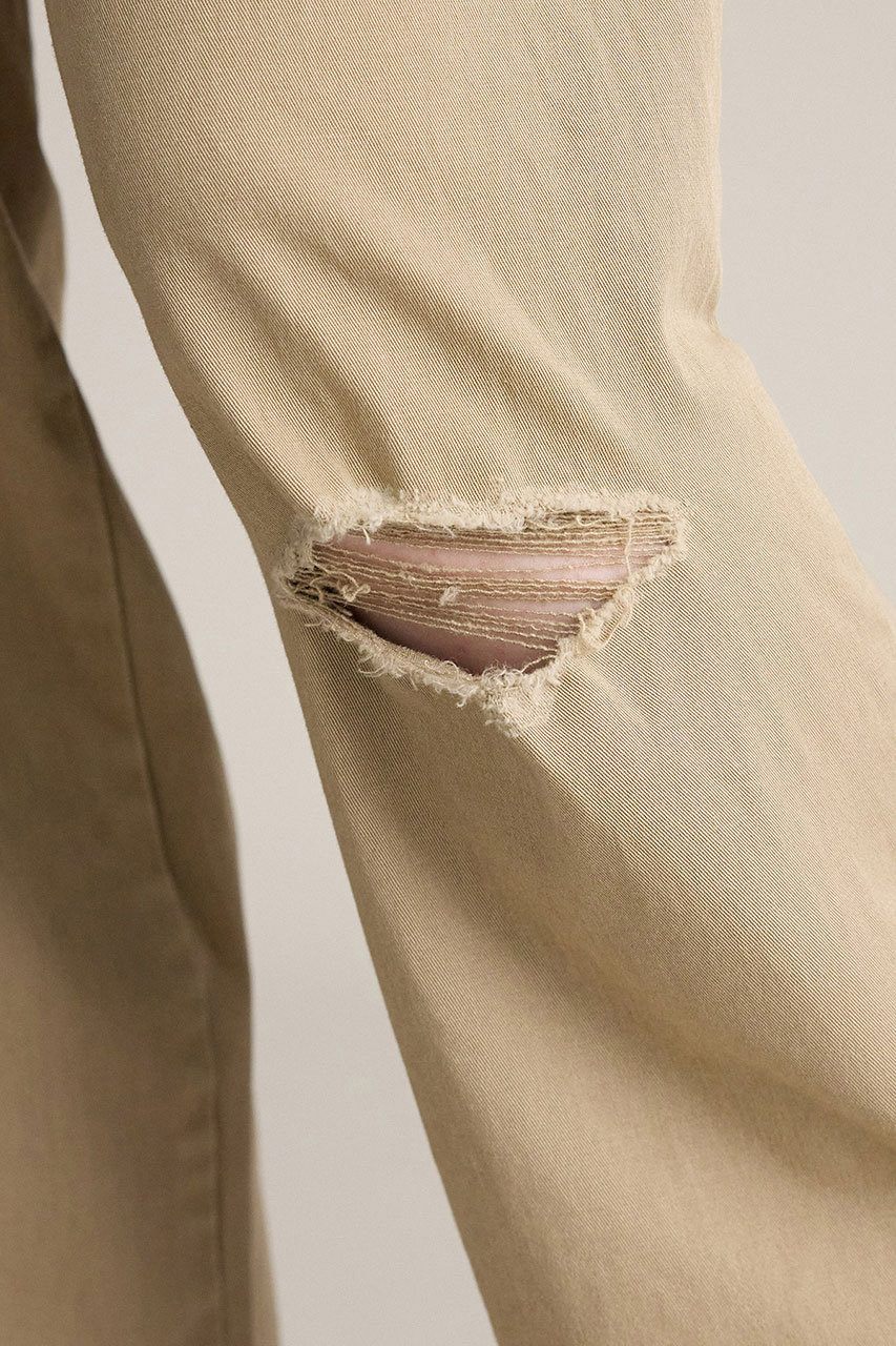 BRILL(ブリル)｜チノクラッシュパンツ/ベージュ の通販｜ELLESHOP