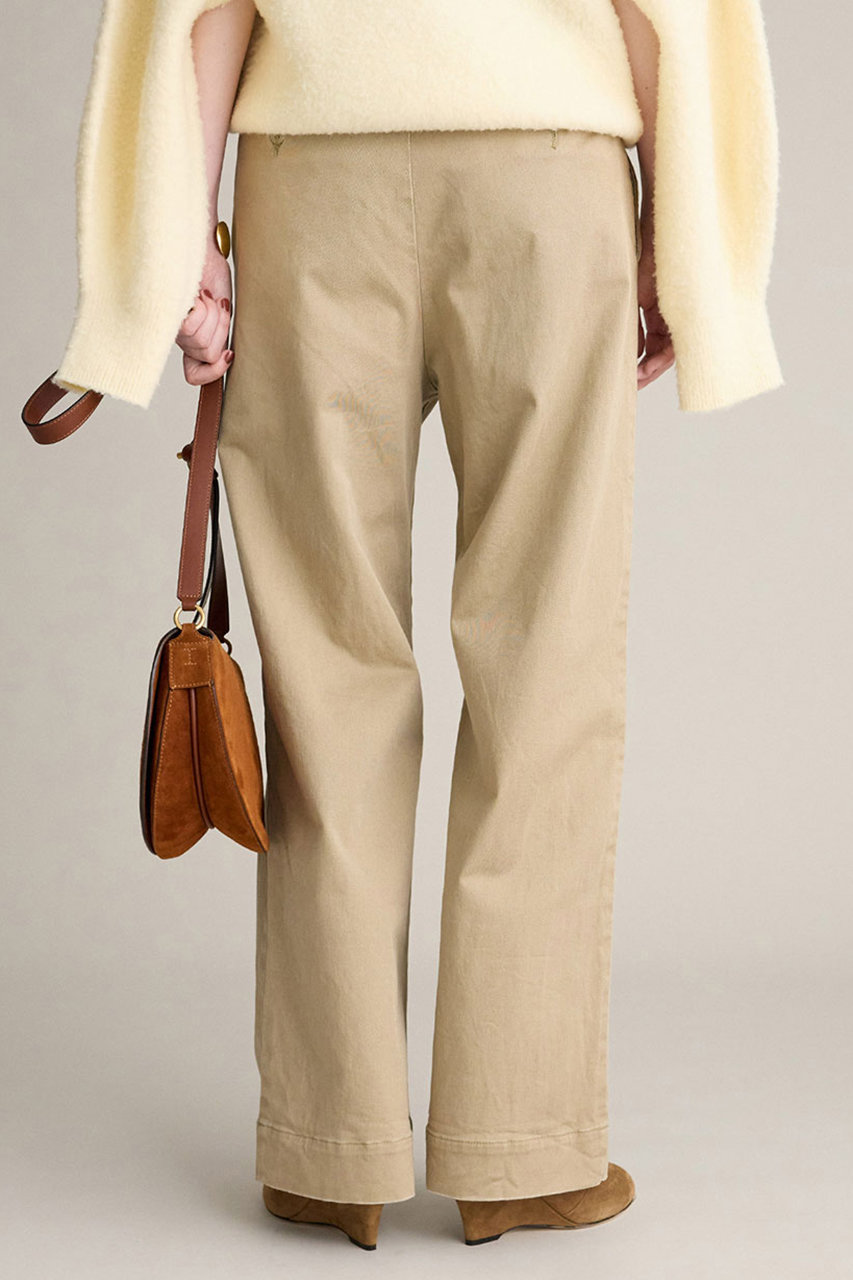 BRILL(ブリル)｜チノクラッシュパンツ/ベージュ の通販｜ELLESHOP