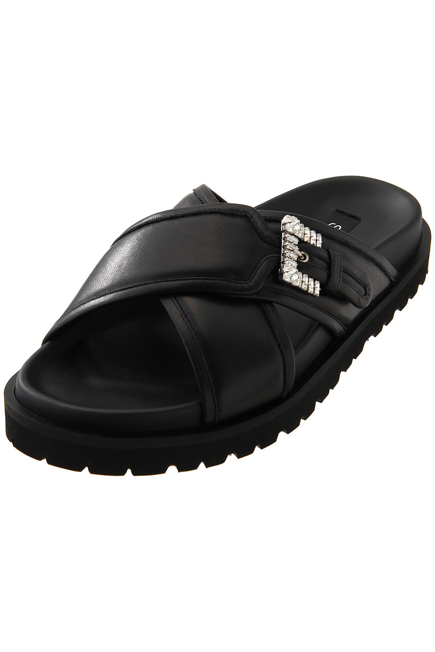 Sergio Rossi(セルジオ ロッシ)｜srTWENTY BUCKLE フラットサンダル