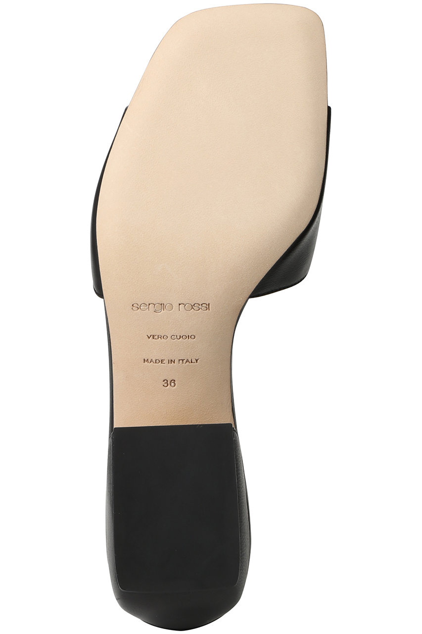 Sergio Rossi(セルジオ ロッシ)｜srSI ROSSI ミュール/ブラック の通販