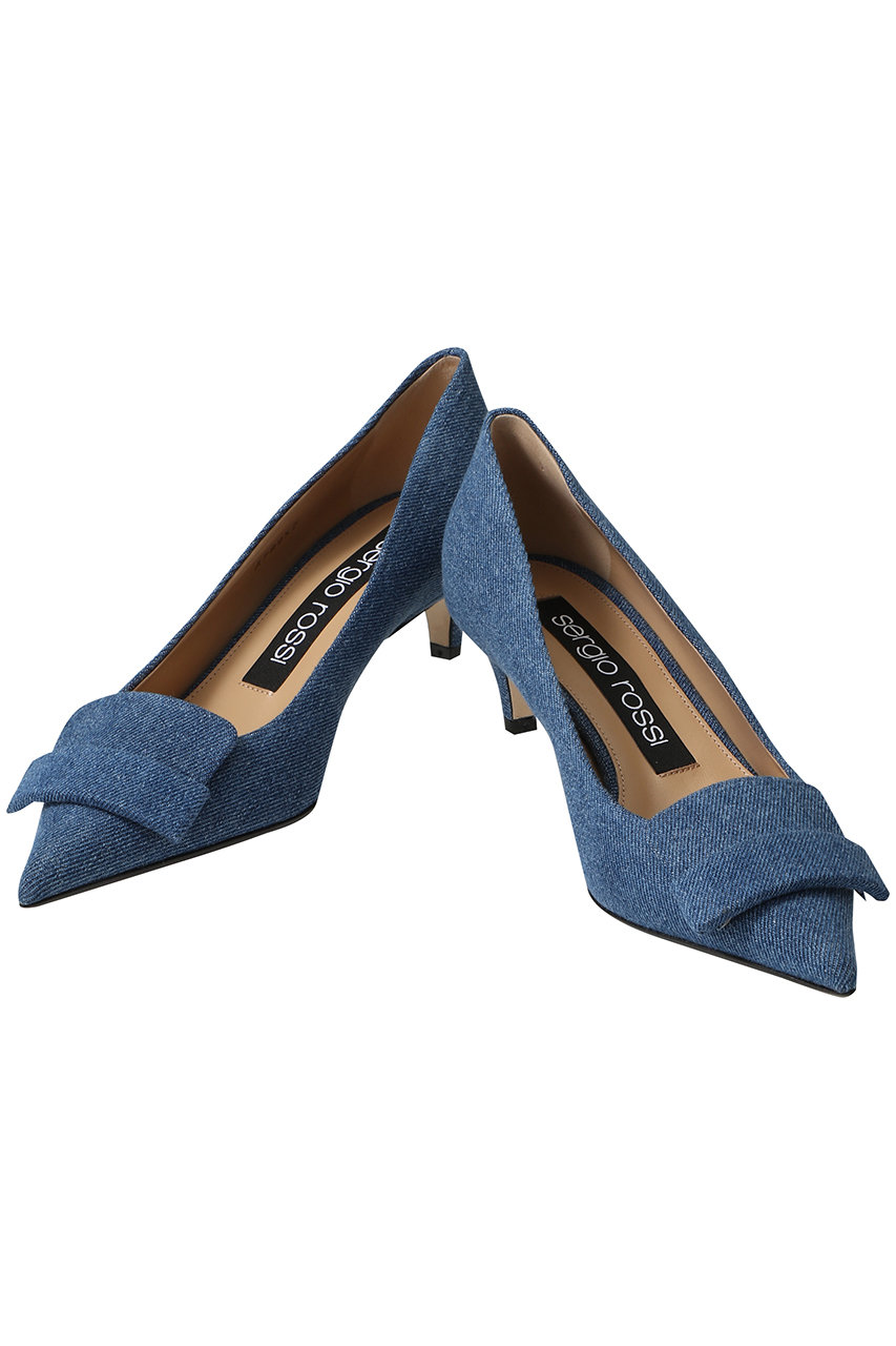 Sergio Rossi(セルジオ ロッシ)｜sr1 パンプス/デニムブルー の通販