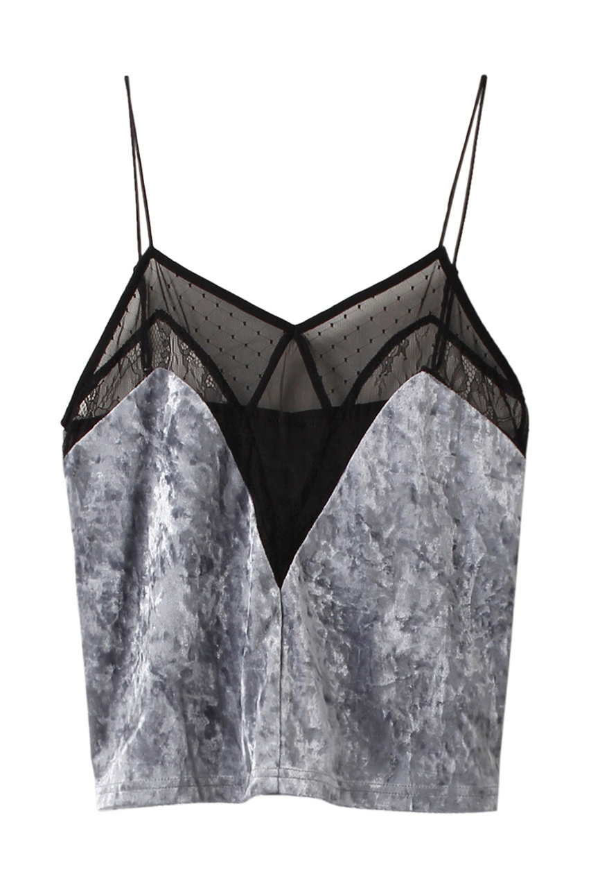 PRANK PROJECT(プランク プロジェクト)｜クラッシュベロアレースキャミ