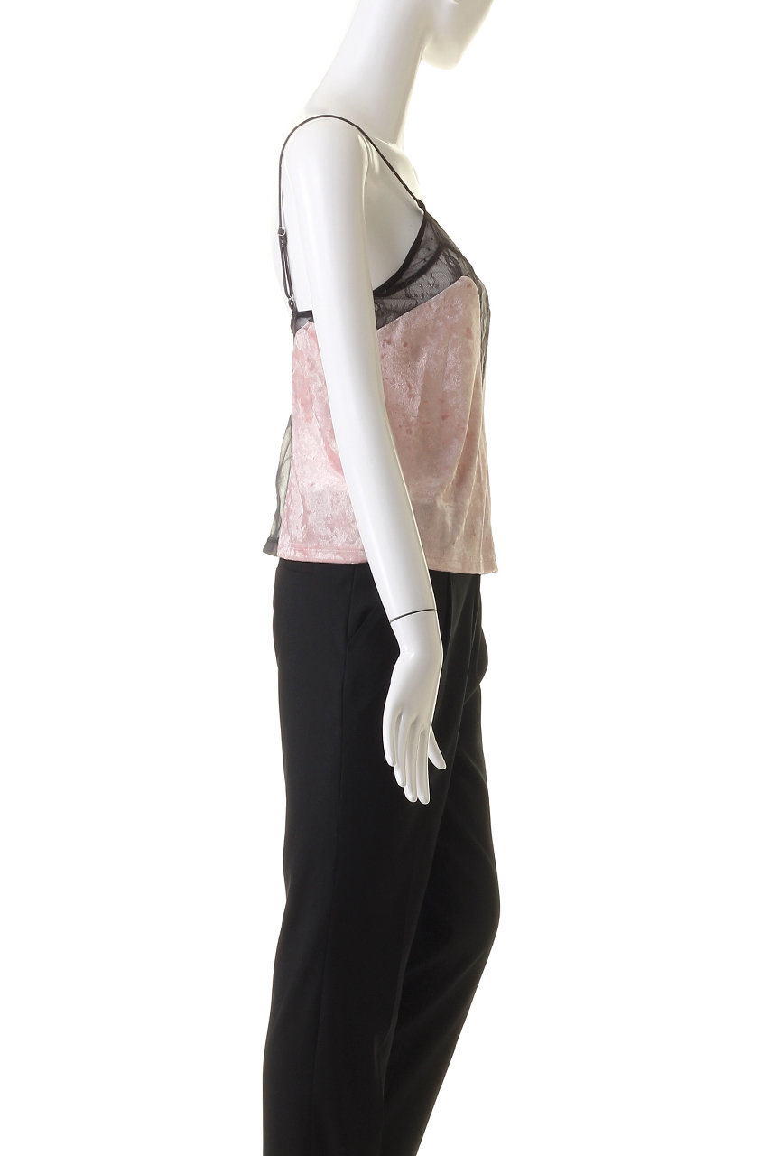 PRANK PROJECT(プランク プロジェクト)｜クラッシュベロアレースキャミ