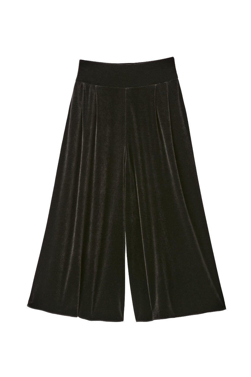 DAISY LIN(デイジーリン)｜Cutie Hip Velour Pants/ベルベットブラック