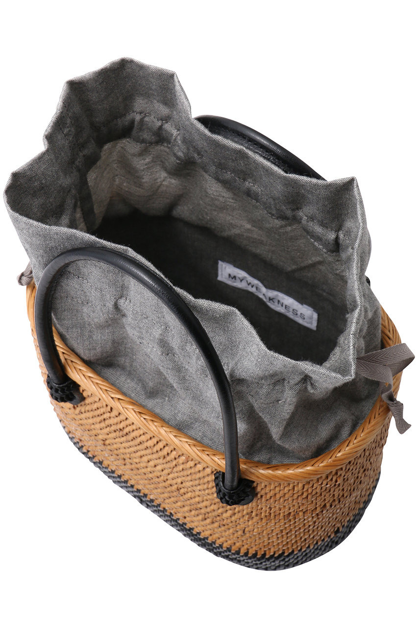 MY WEAKNESS(マイ ウィークネス)｜Ata Bag Mini/NC×ブラック の通販