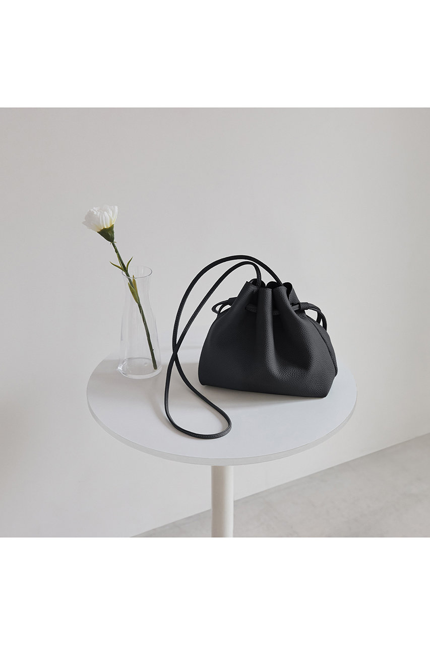 BONAVENTURA(ボナベンチュラ)｜ノア バッグ シュリンクレザー/ブラック