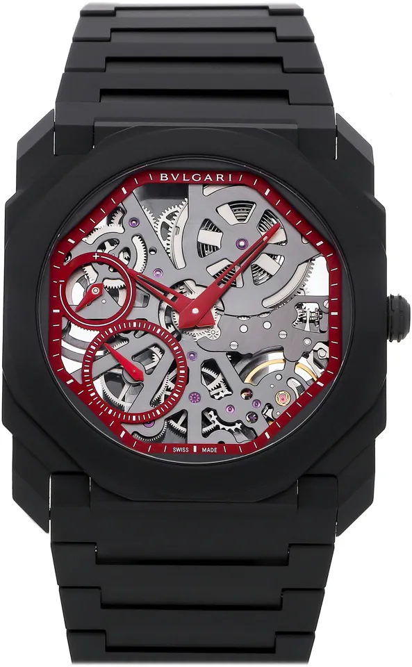 Bulgari Octo Finissimo Skeleton 103527 Ceramic Skeletonized