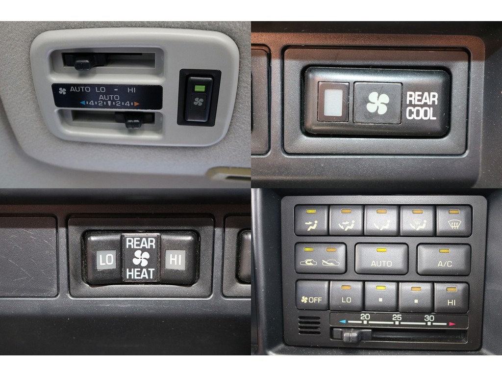 希少 入手困難 トヨタ純正 ランクル80 エアコンスイッチ ヒーター