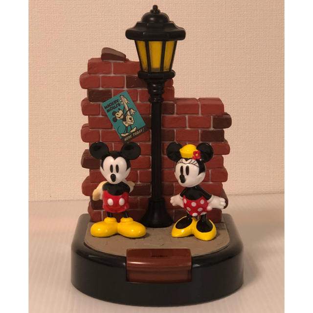Disney - （ 美品 ）Disney ミッキー&ミニー「 Kiss In Lamp 」ランプ