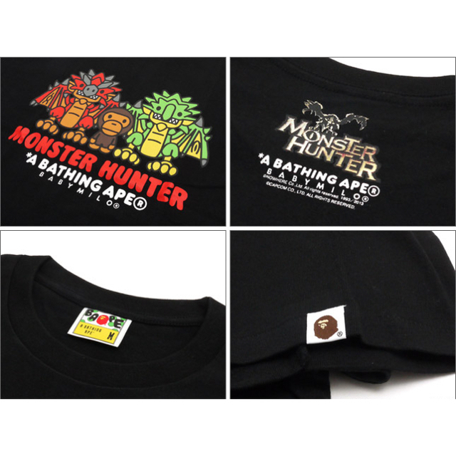 A BATHING APE - 【Yoshi様専用】エイプ × モンハン コラボTシャツ