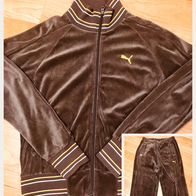 PUMA - PUMAベロアジャージ セットアップの通販 by すずき's shop