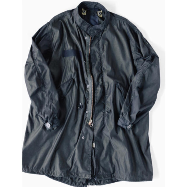 m-65 モッズコート フィッシュテールパーカー 後染め blackの通販 by