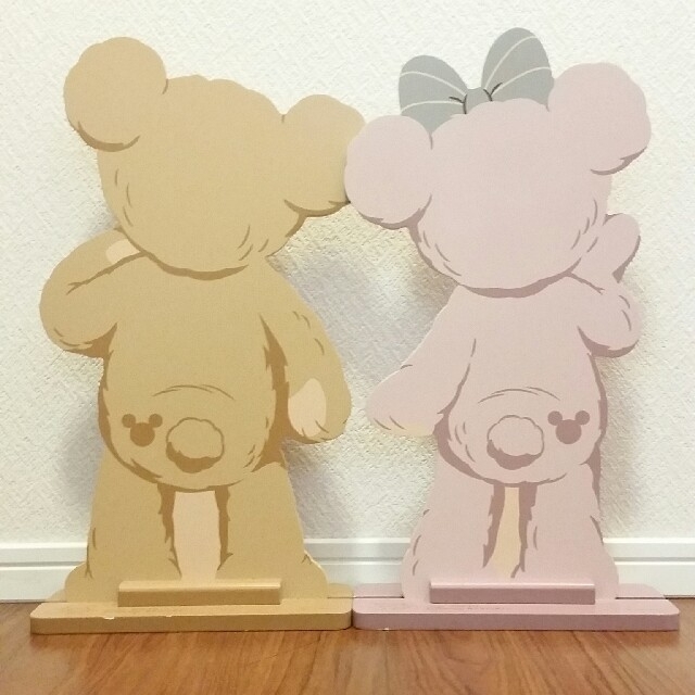 ディズニー30周年 ダッフィー＆シェリーメイ 木製ウッドボード 刻印有