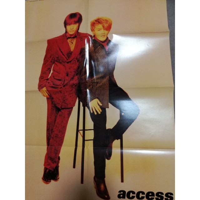 小沢健二 access 両面ポスター 雑誌付録 オザケン 浅倉大介 貴水博之の