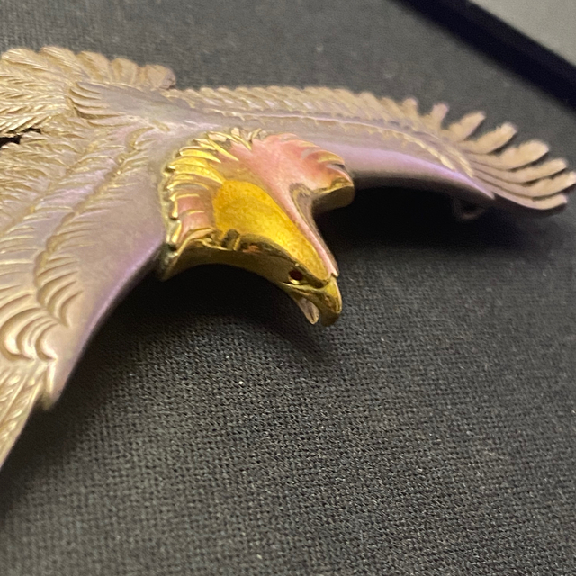 ウイングロック WING ROCK 美品 Lサイズ ルビー 正規品 大イーグル の