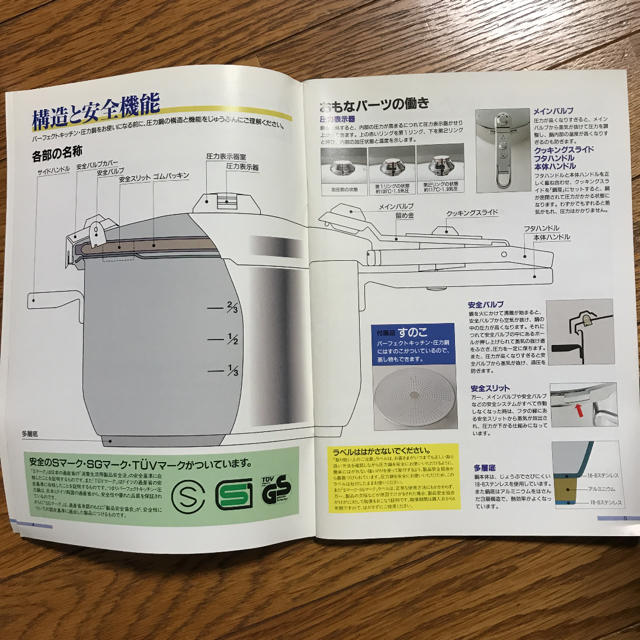 tupperware パーフェクトキッチン 圧力鍋 5L 取扱説明書付き