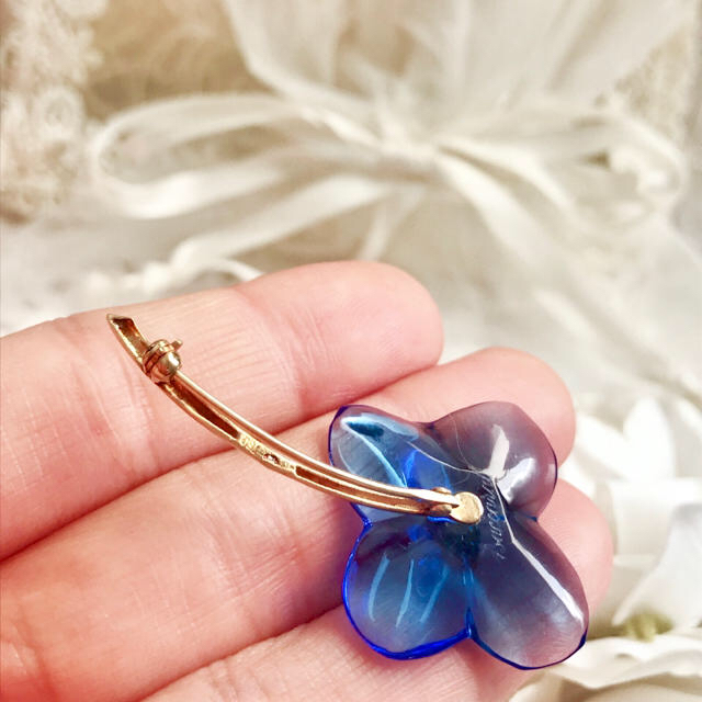 Baccarat - バカラ ブローチ オルテンシア750 【k18】ピンブローチ