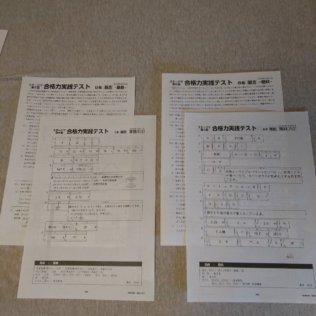 nayoさん専用】日能研 合格力実践テスト 6年の通販 by SR0017565｜ラクマ