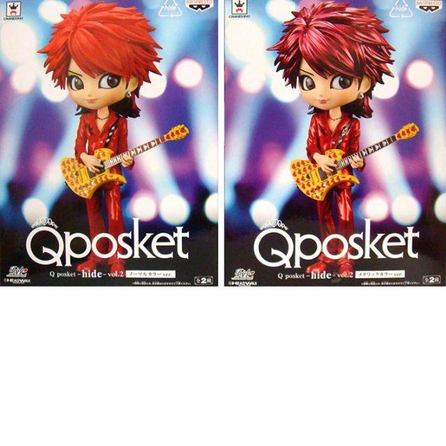 X JAPAN☆hide フィギュア Q posket vol.2 全2種セットの通販 by
