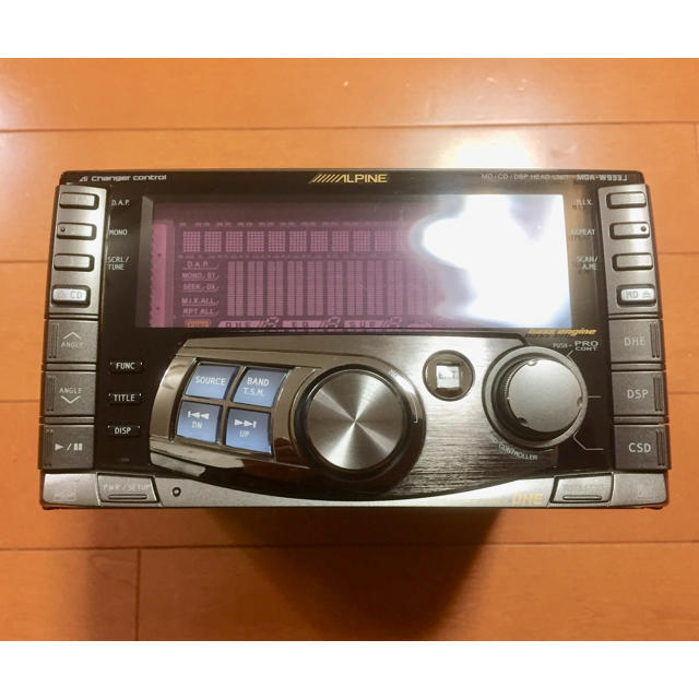 アルパイン CD MD ヘッドユニット MDA-W933J 美品の通販 by ダーヨ's