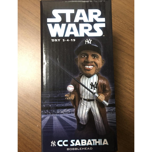 CC・サバシア バブルヘッド ヤンキース スターウォーズDay限定(非売品