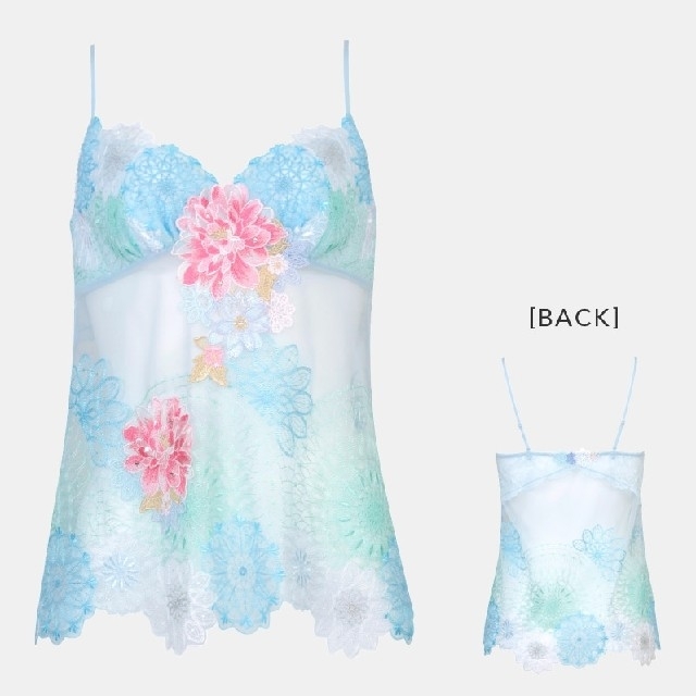 ワコール サルート 店舗限定08G 中国音楽 牡丹 キャミソールM SX タグ