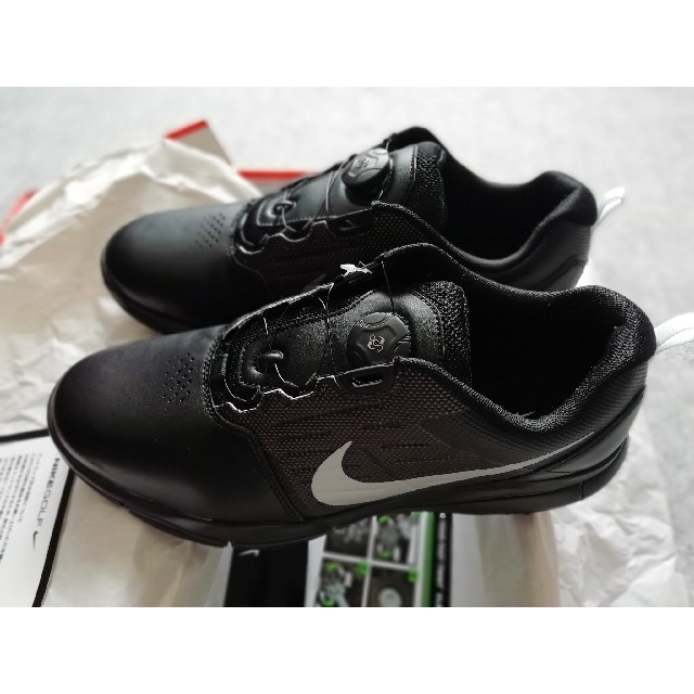 NIKE - NIKE ナイキ ゴルフシューズ 黒 ブラック メンズ 男性用