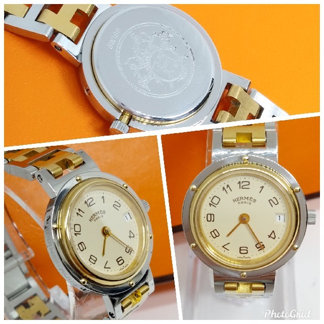 HERMES エルメス クリッパー レディースモデル 腕時計 美品HERMES