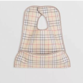 新品タグ付】BURBERRY バーバリー 半袖ロンパース 食事エプロン セット