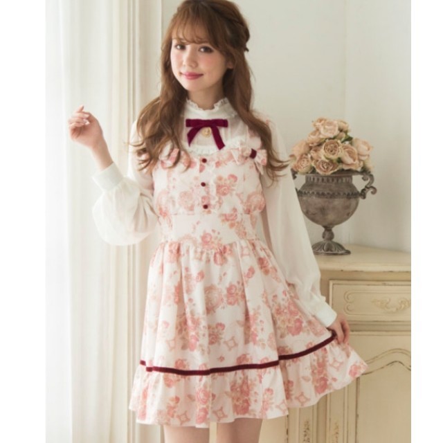 LIZ LISA - リズリサ カメオローズワンピースの通販 by miu