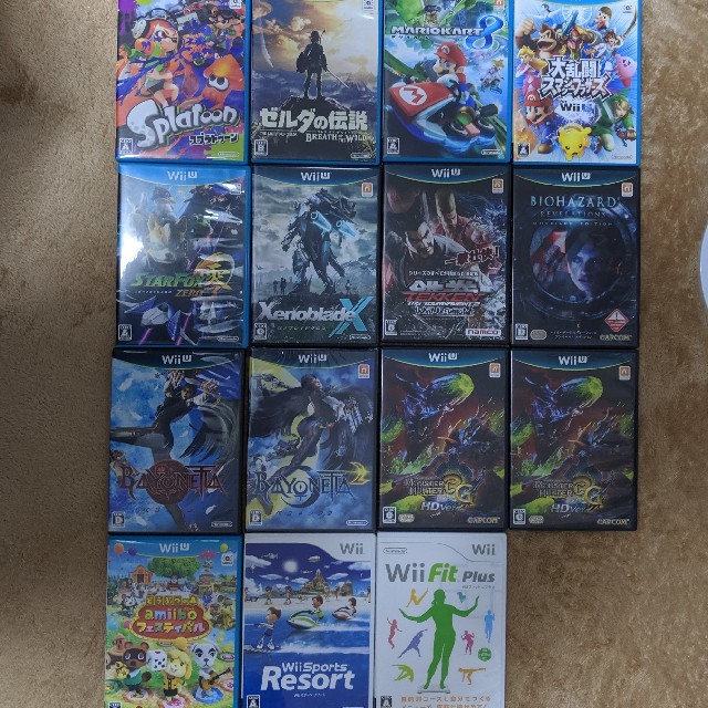 Wii U - WiiUソフトセットの通販 by nanao's shop｜ウィーユーならラクマ