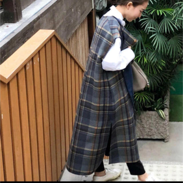 yori 18AW ウールチェックジレ ☆美品☆ ヨリの通販 by rabiusa's shop