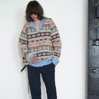 SUNSEA - SUNSEA NORDIC SWEATER サイズ3の通販 by てけ｜サンシーなら