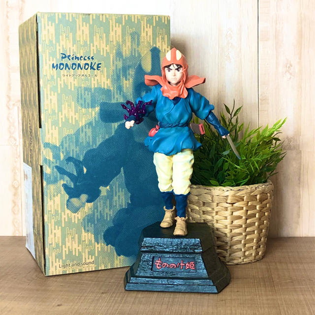 もののけ姫 アシタカ ライトアップ フィギュア 希少 ジブリの通販 by