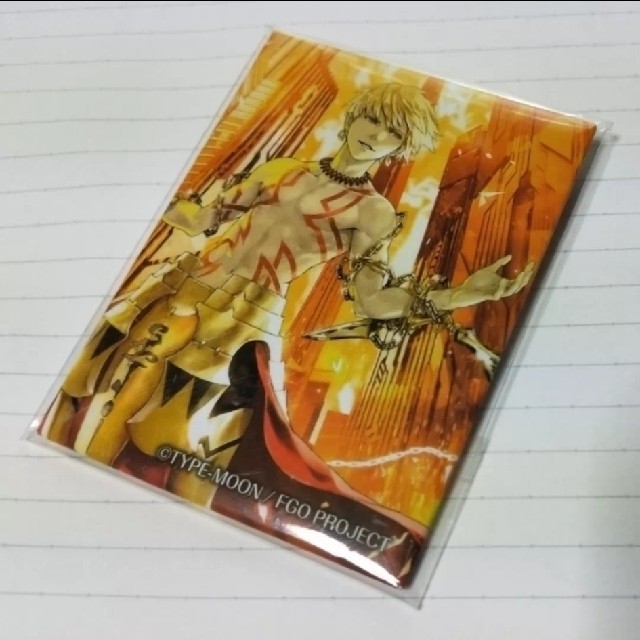 Fate/GrandOrder ローソン スクエア缶バッジ ギルガメッシュの通販 by