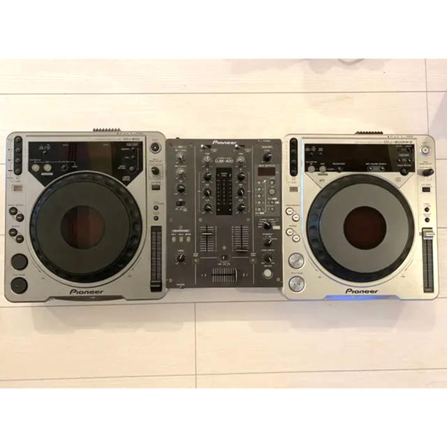 Pioneer CDJ-800mk2 2 & DJM-400 セット 2x pioneer cdj 800 mk2 and