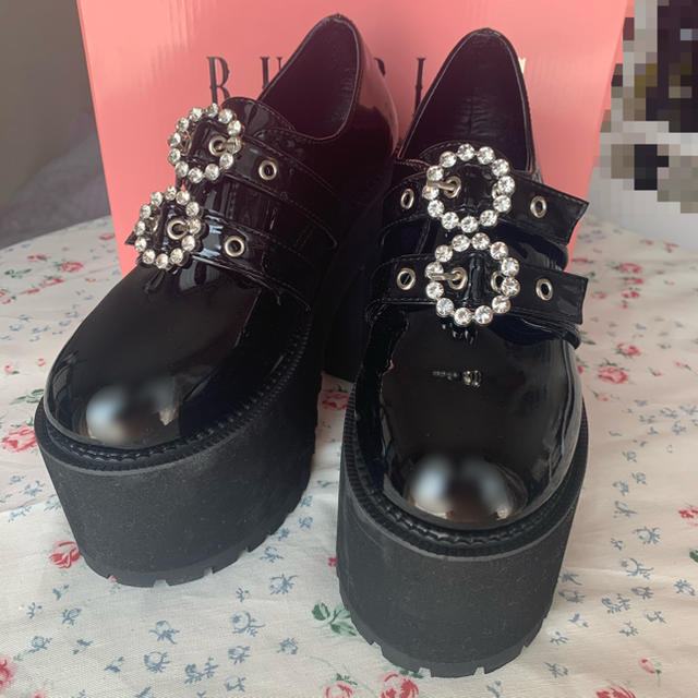 Bubbles - 【BUBBLES】36 ダブルバックル厚底シューズの通販 by aiko's